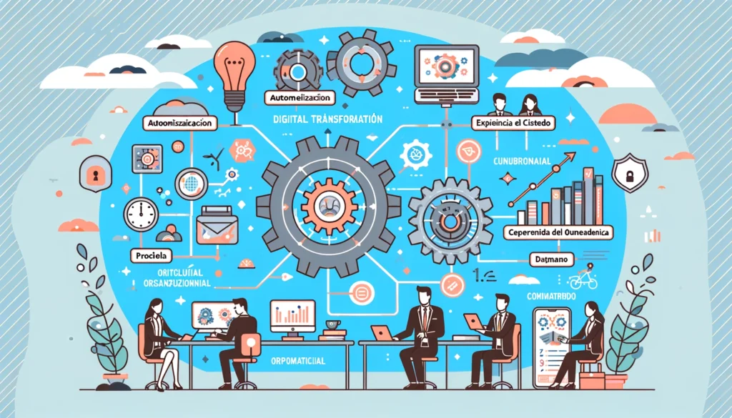 Aquí tienes las infografías que ilustran el concepto de Transformación Digital Integral (TDI)